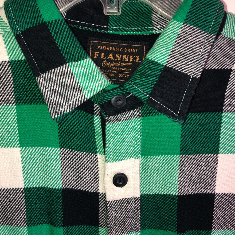 Original authentic men’s flannel checkered shirt